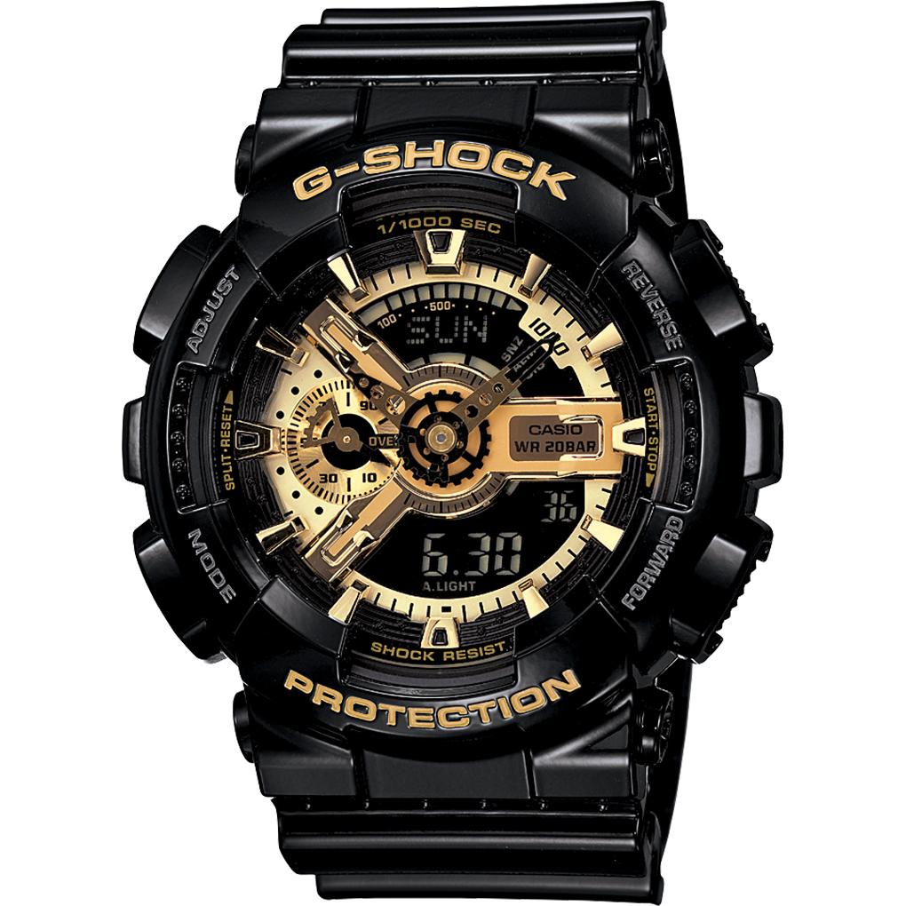 Casio G-Shock 110GB Resin Black Gold GA110GB-1A - ACCESSORIES - Canada