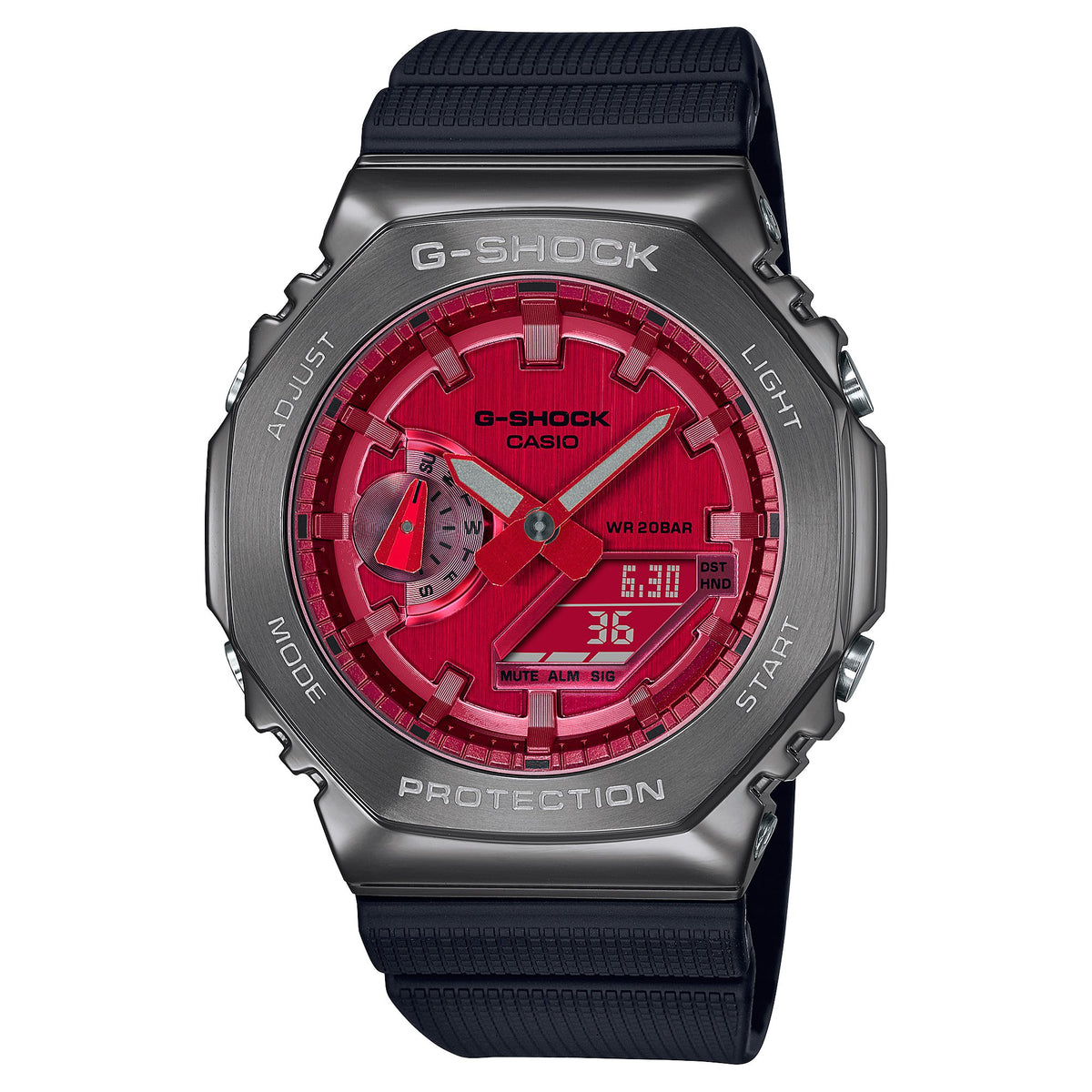 Casio G-Shock 2100 Black Red Grey GM2100B-4A - ACCESSORIES - Canada Main image