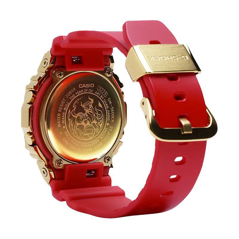 Casio G-Shock 5600 CNY Year of The Ox Red Gold GM5600CX-4 Secondary image
