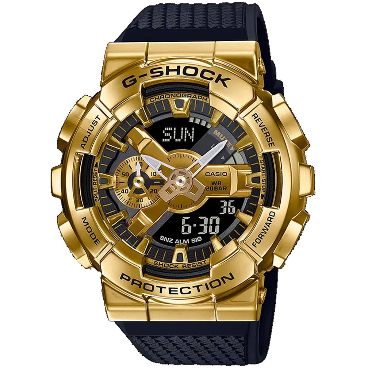 ACCESSORIES - Casio G-Shock GM110 Bezel Stainless Steel Metallic Gold GM110G-1A9 Main image