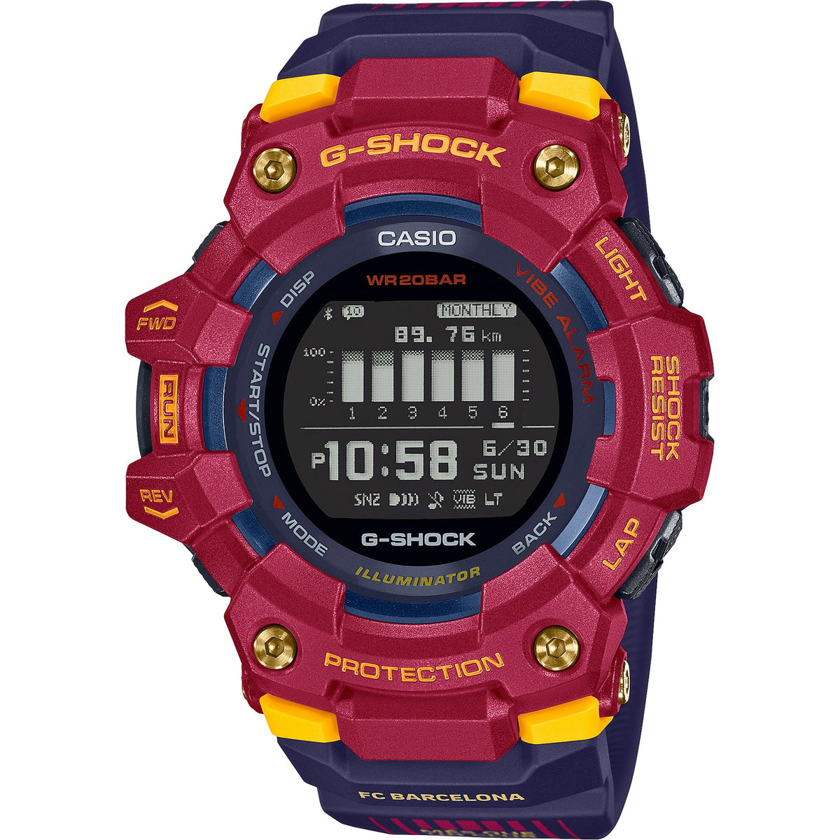 Casio G-Shock Matchday: Inside FC Barcelona GBD100BAR-4 - ACCESSORIES - Canada Main image