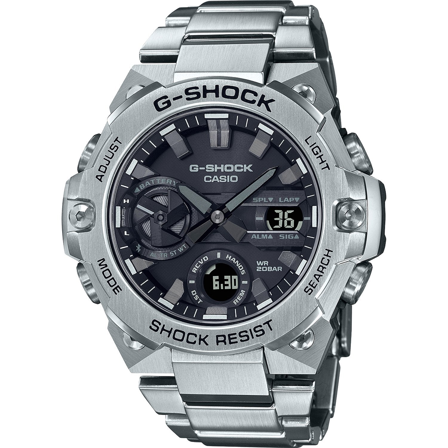 Casio G-Shock G-Steel Black Silver GSTB400-1A - ACCESSORIES - Canada