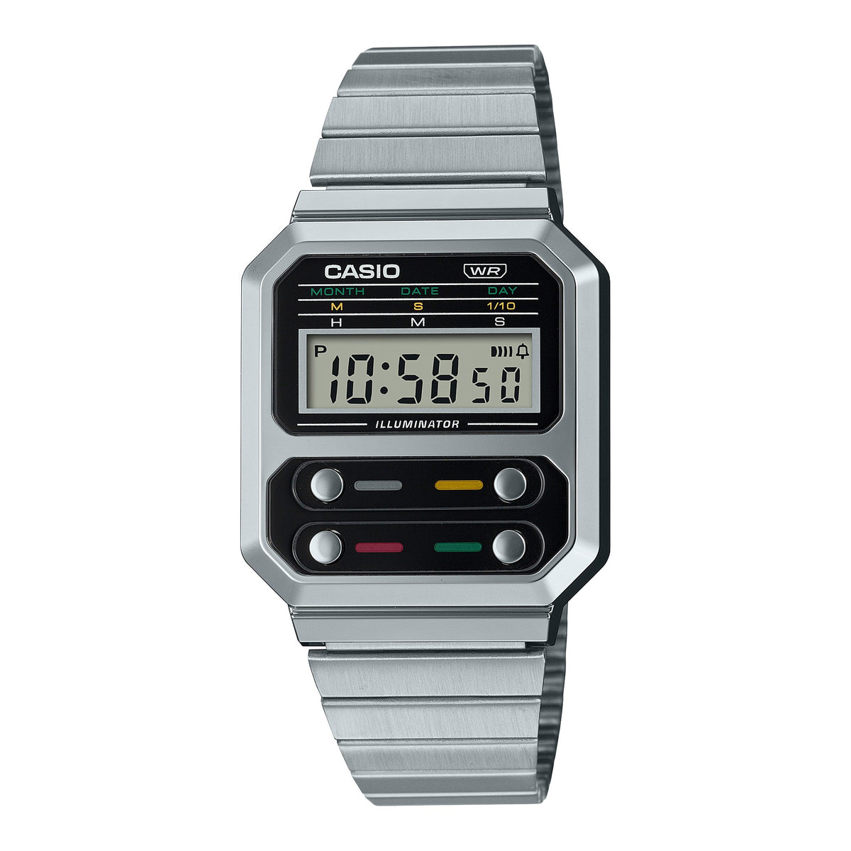 Casio Vintage A100 Silver A100WE-1A - ACCESSORIES - Canada Main image