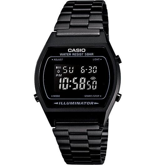 CASIO VINTAGE COLLECTION BLACK WATCH B640WB-1B - ACCESSORIES - Solestop.com - Canada