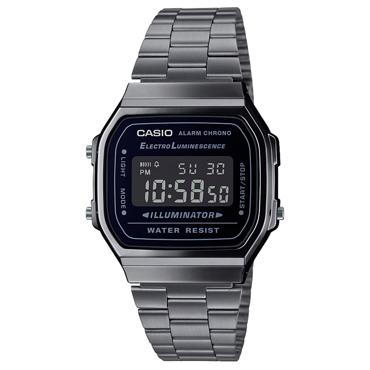 Casio Vintage Gunmetal Watch A168WGG-1BVT - ACCESSORIES - Solestop.com - Canada