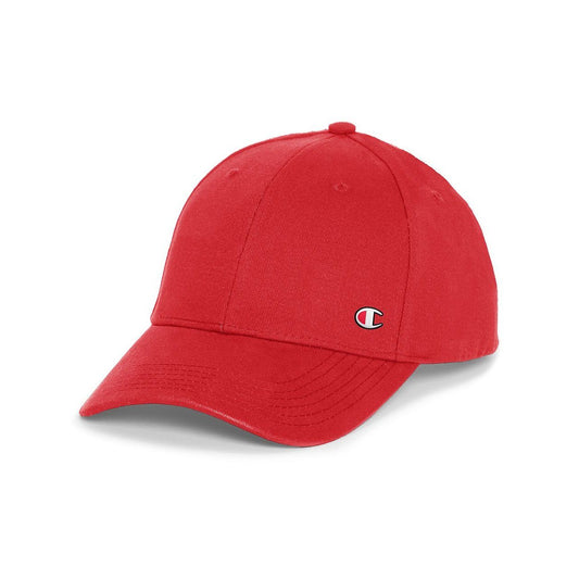HEADWEAR - Champion Classic Twill Hat "C" Patch Scarlet Core H0543L-040