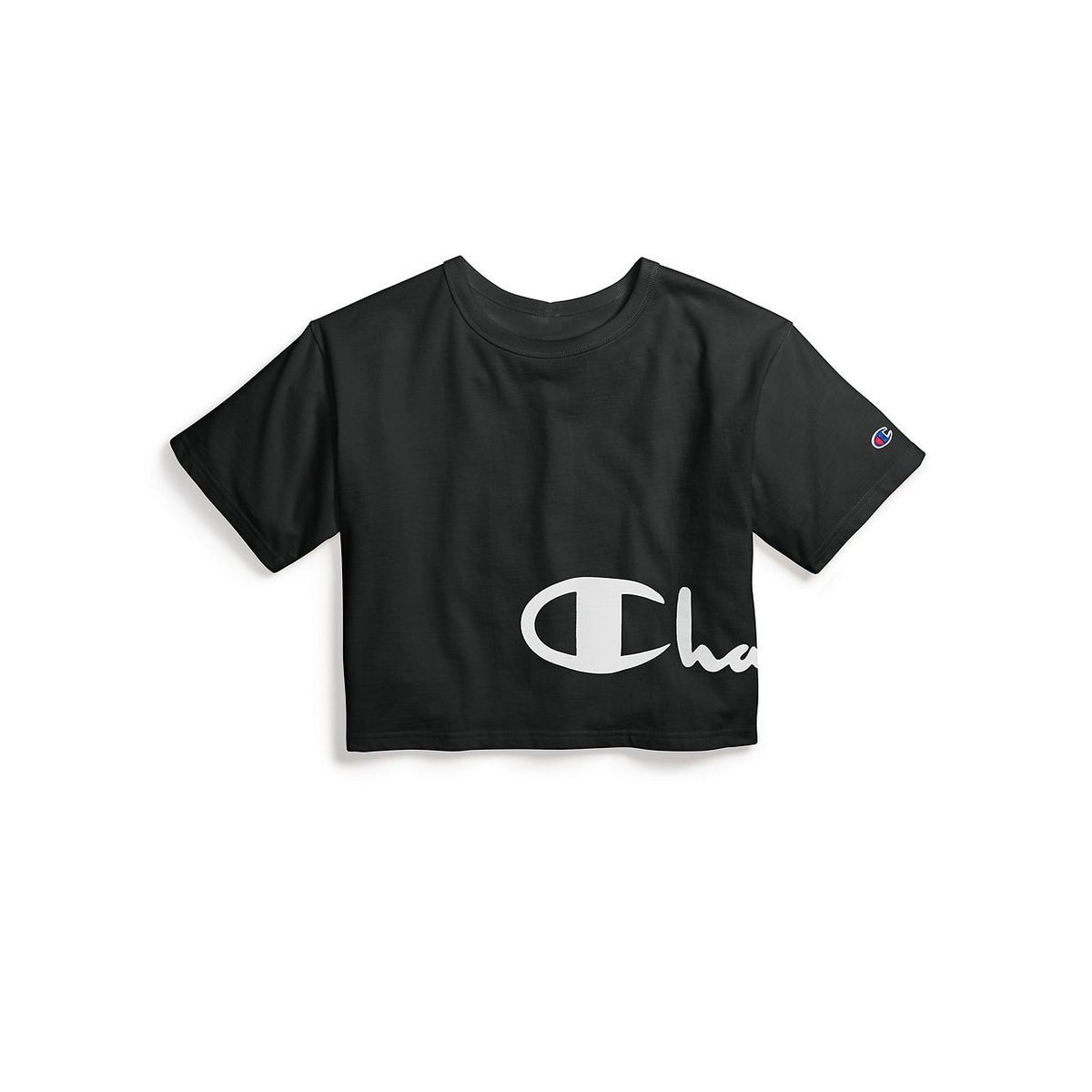 T-SHIRTS - Champion Heritage Cropped Tee Graphic Black Women WL956G-550340-003 Main image