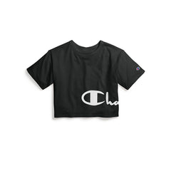T-SHIRTS - Champion Heritage Cropped Tee Graphic Black Women WL956G-550340-003