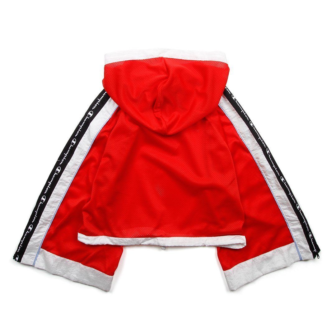 SWEATERS - Champion Hooded Cropped Mesh Top Red Spark Women WL946-58M