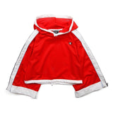 SWEATERS - Champion Hooded Cropped Mesh Top Red Spark Women WL946-58M