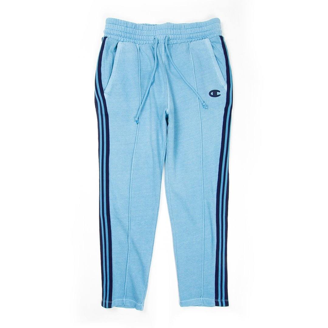 BOTTOMS - Champion Vintage Dye Fleece Slim Pant Cornflower Teal Women ML455-549983-G0X Main image