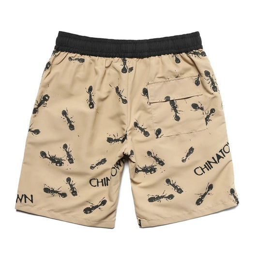 SHORTS - Chinatown Market Ants Shorts Sand CTM-ASTS