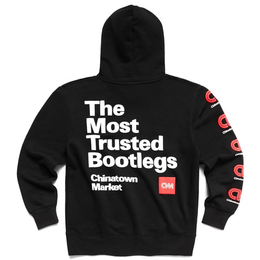SWEATERS - Chinatown Market Most Trusted Hoodie Black CTM-MTRSTED-BLK