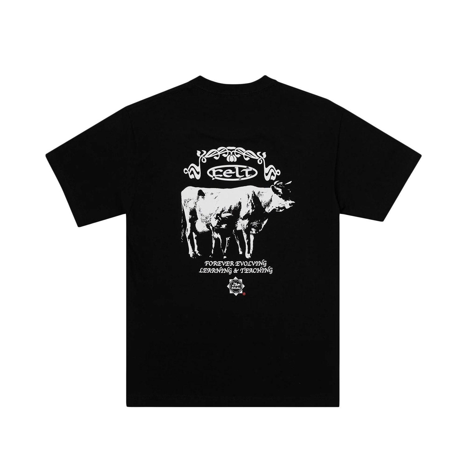 Felt Men Halal Tee Shirt Black Secondary image