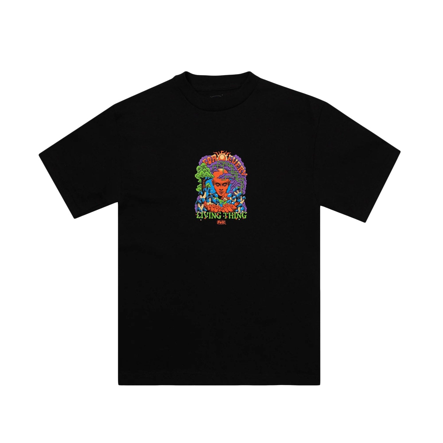 Felt Men Vision Tee Shirt Black Secondary image