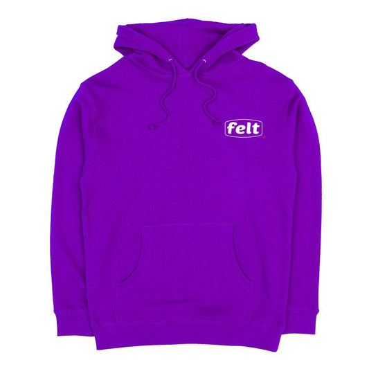 Felt Men Work Logo Hoodie Purple WLHD-PUR - SWEATERS - Canada