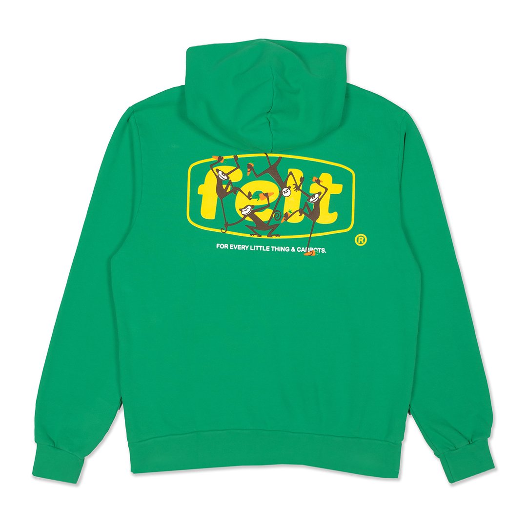 Felt x Carrots Monkey Bars Hoodie Green MBHD-GRN Secondary image