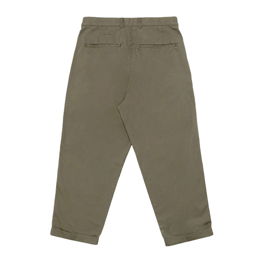 Garbstore Men Manager Pleated Pant Olive - BOTTOMS - Canada