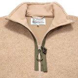 Garbstore Men Wool Zip Up Fleece Natural - SWEATERS - Canada
