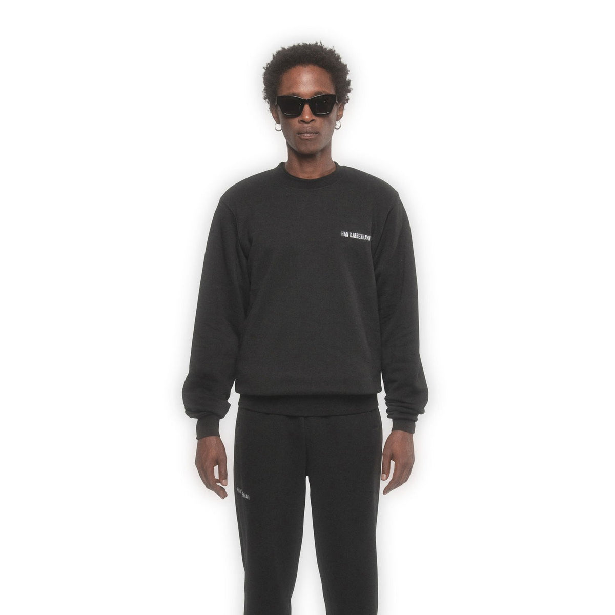 Han Kjøbenhavn Men Casual Crew Black 40001-10 - SWEATERS - Canada Main image