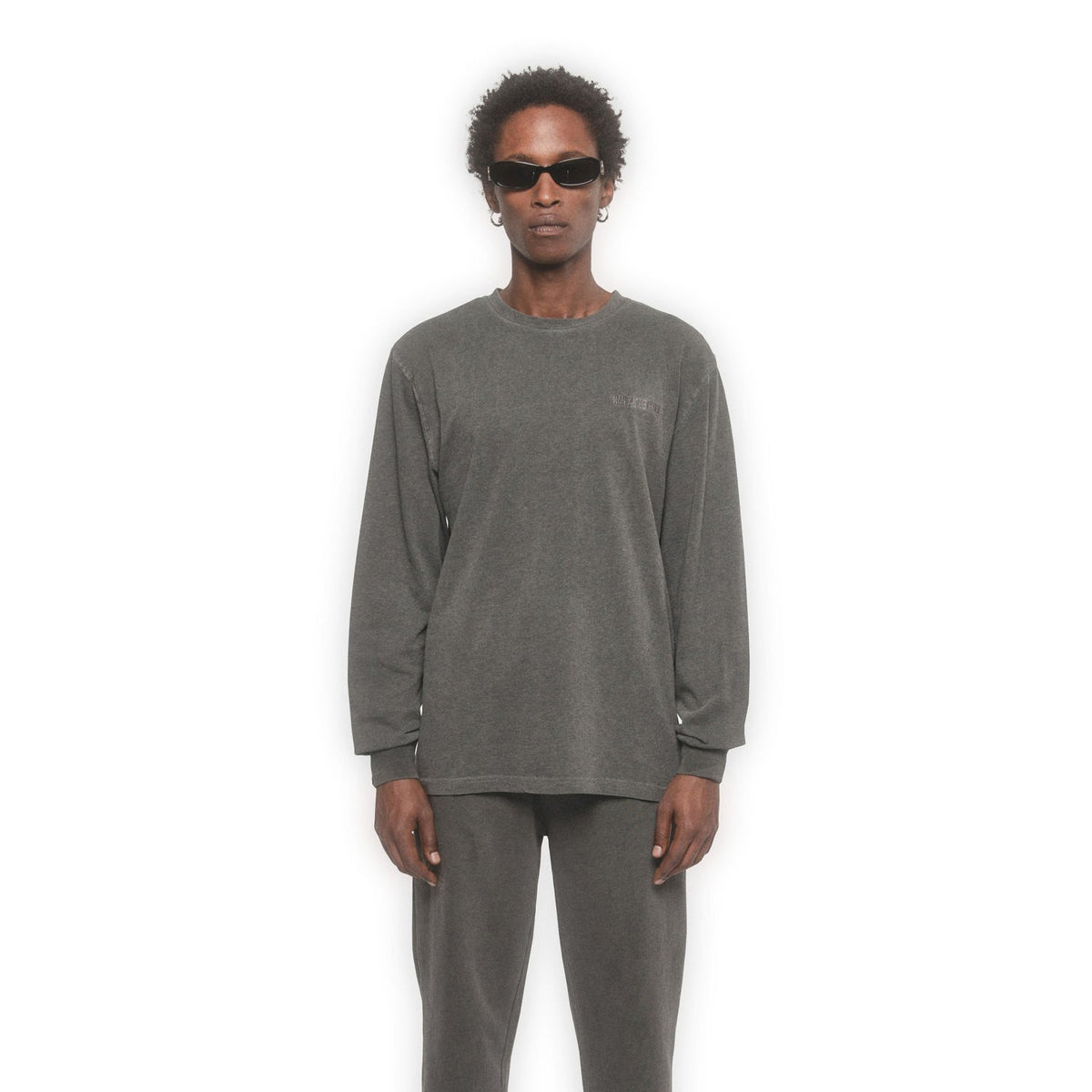 Han Kjøbenhavn Men Casual Long Sleeve Tee Dark Grey 20003 - T-SHIRTS - Canada Main image