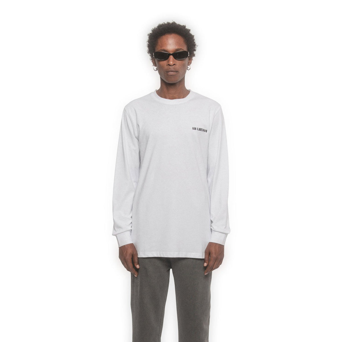 Han Kjøbenhavn Men Casual Tee Long Sleeve White 130113 - T-SHIRTS - Canada Main image