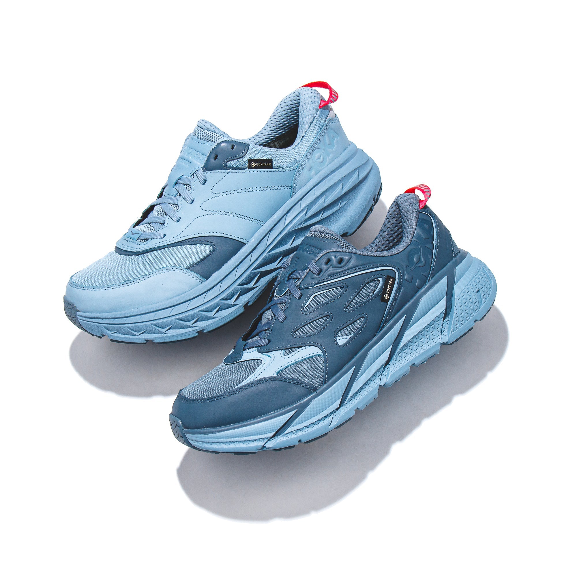 Hoka One One Men Clifton L GTX Gore-Tex Goblin Blue Stone Blue 1129972-GBSB - FOOTWEAR - Canada