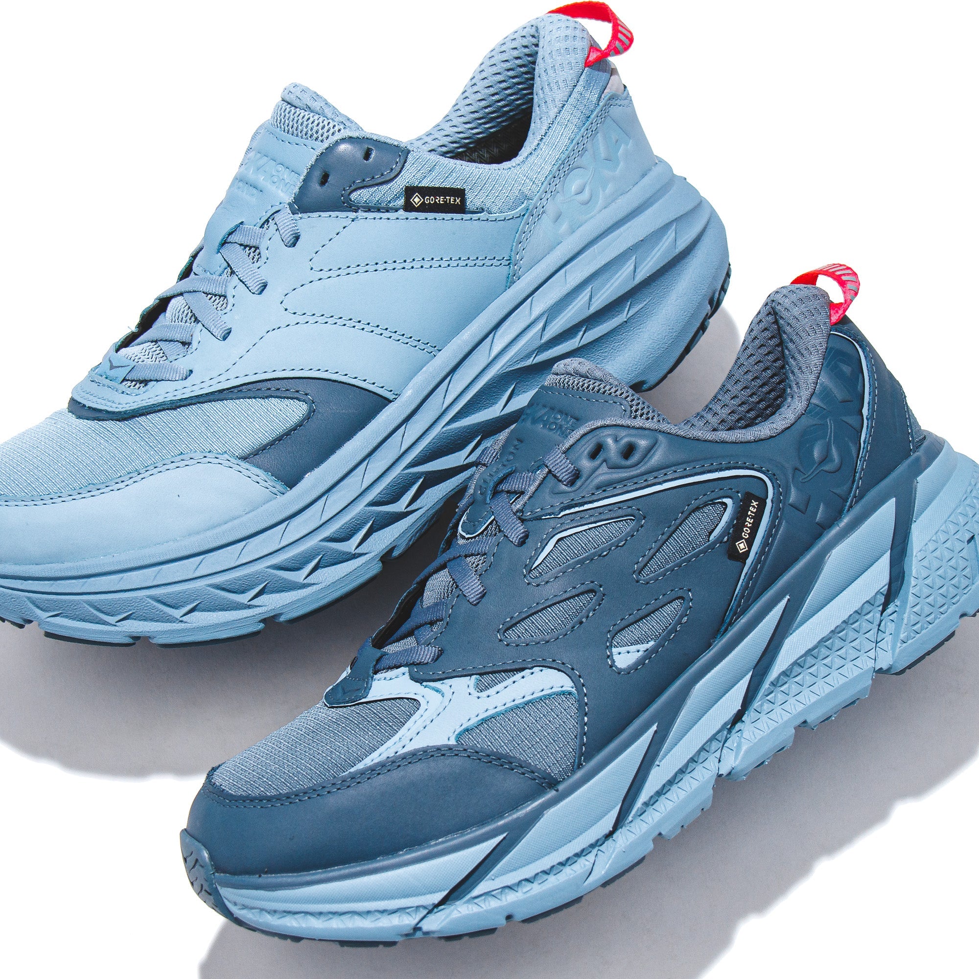 Hoka One One Men Clifton L GTX Gore-Tex Goblin Blue Stone Blue 1129972-GBSB - FOOTWEAR - Canada