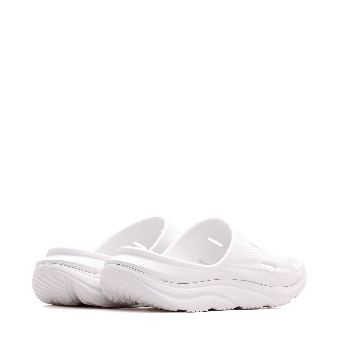 Hoka One One Men Ora Recovery Slide 3 White 1135061-WWH - FOOTWEAR - Canada