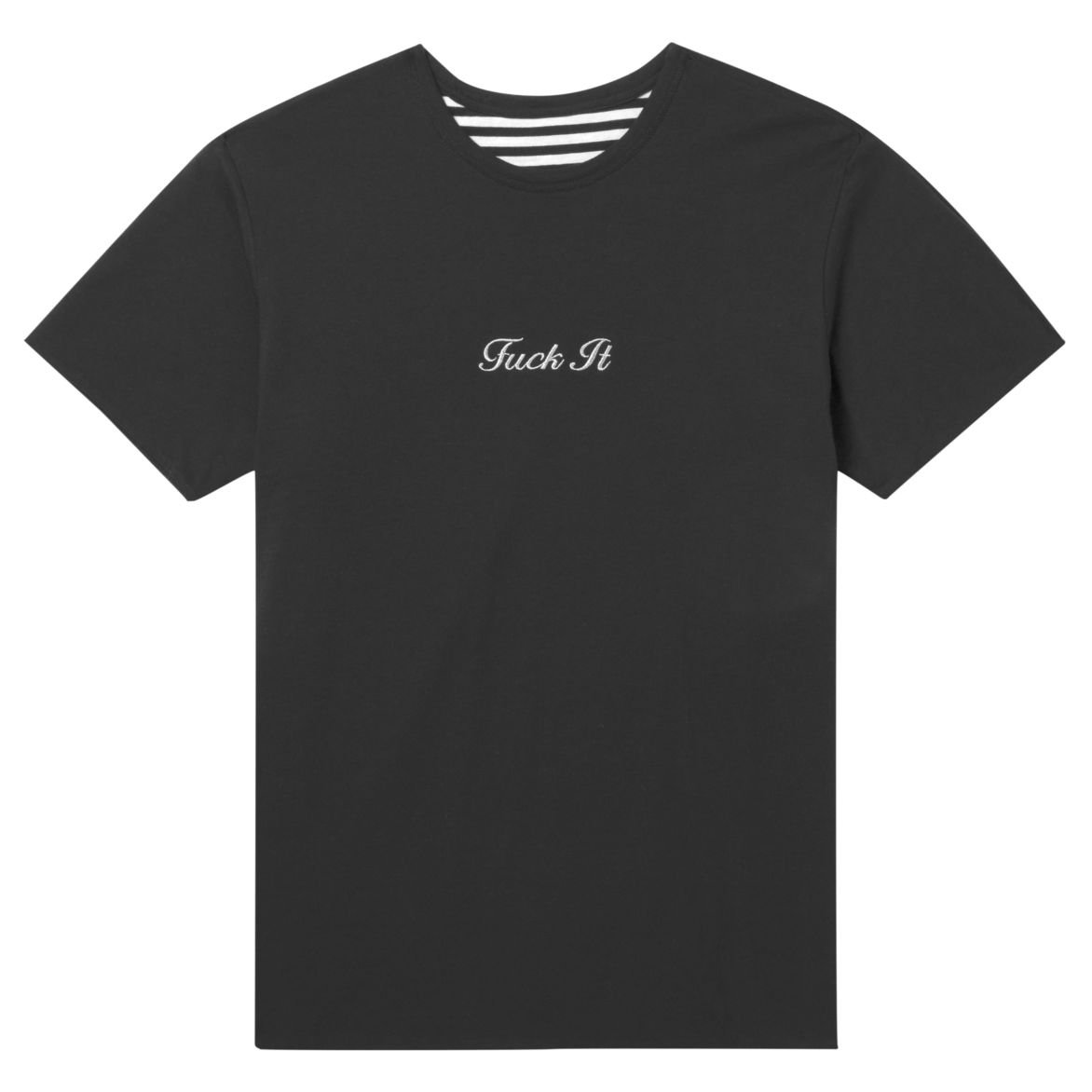 Huf Fuck It Reversible Short Sleeve Knit Top Black Men KN00114-BLK Secondary image