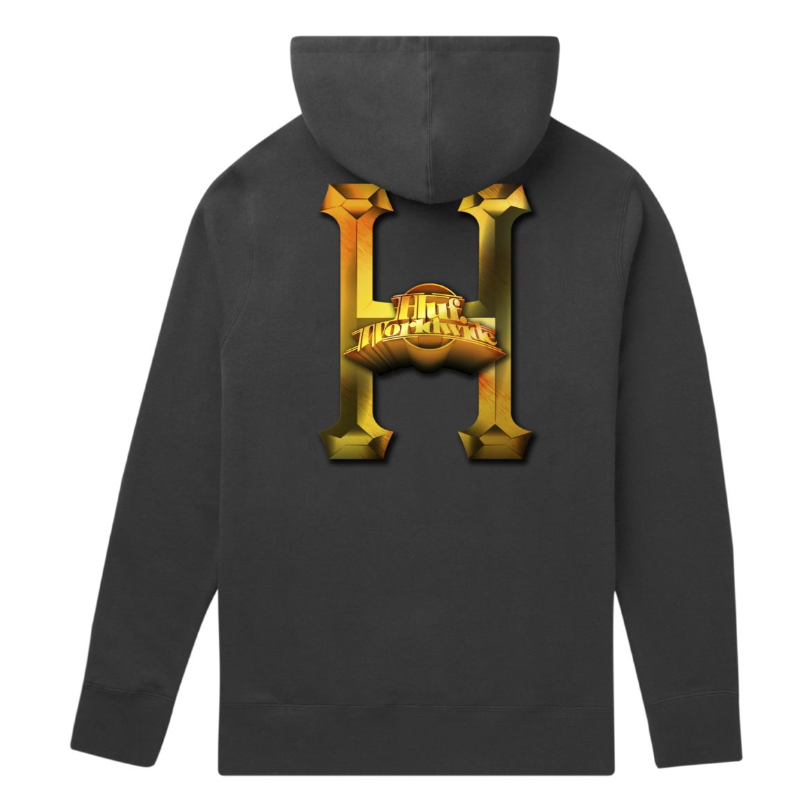Huf Men Greatest Hits Classic Pullover Hoodie PF00216-BLK Secondary image