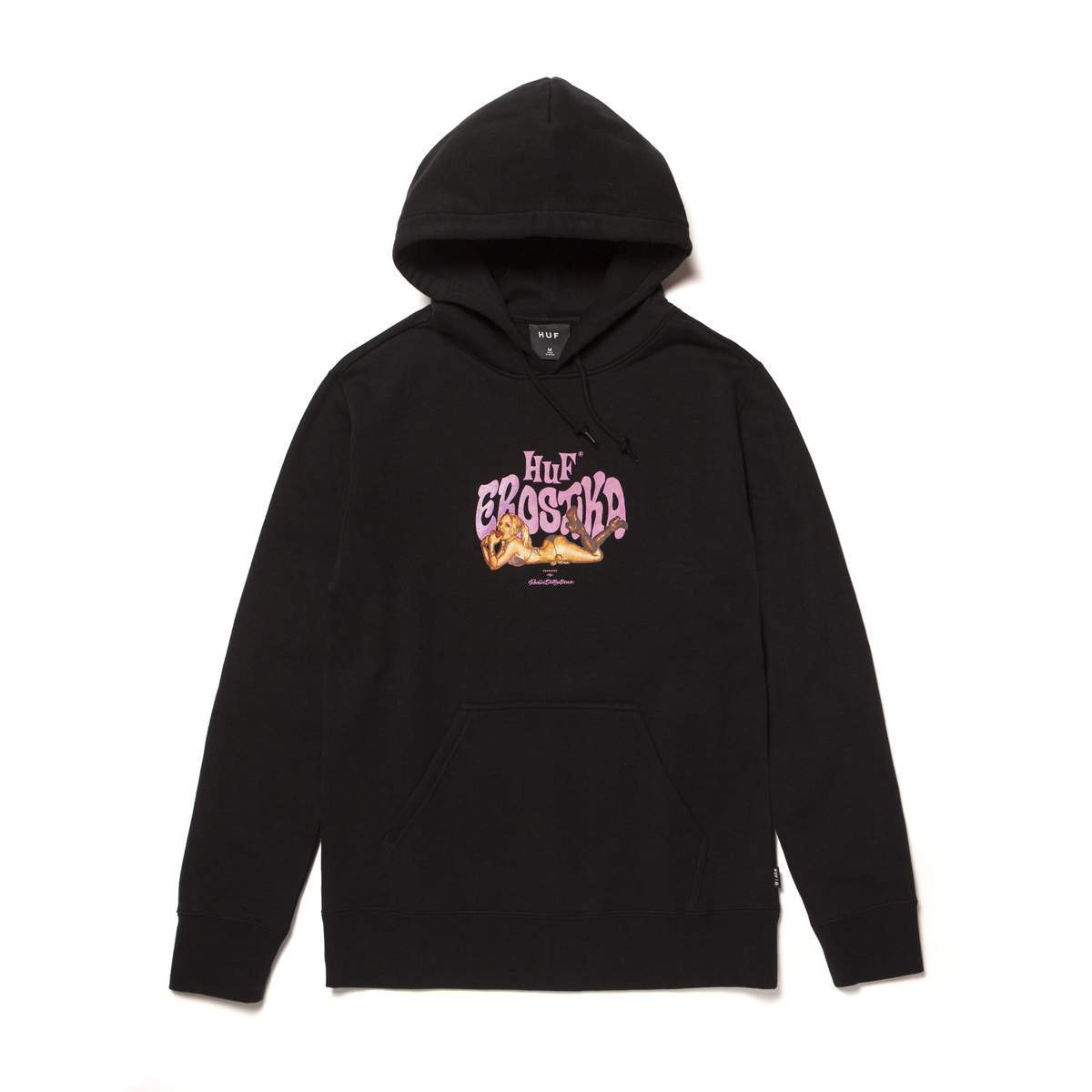 Huf Men Rjb Erostika Pullover Hoodie Black PF00374-BLK - SWEATERS - Canada Main image