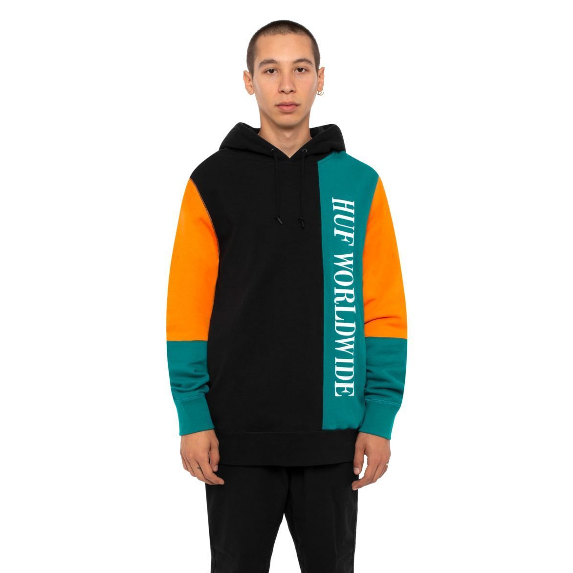 Huf Piet Pullover Hoodie Black Men FL00094-BLK Secondary image