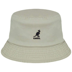 Kangol Washed Bucket Hat Khaki - HEADWEAR - Canada