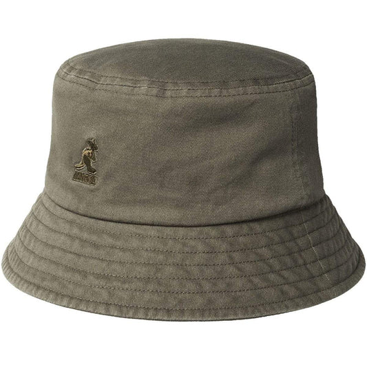 Kangol Washed Bucket Hat Smog - HEADWEAR - Canada