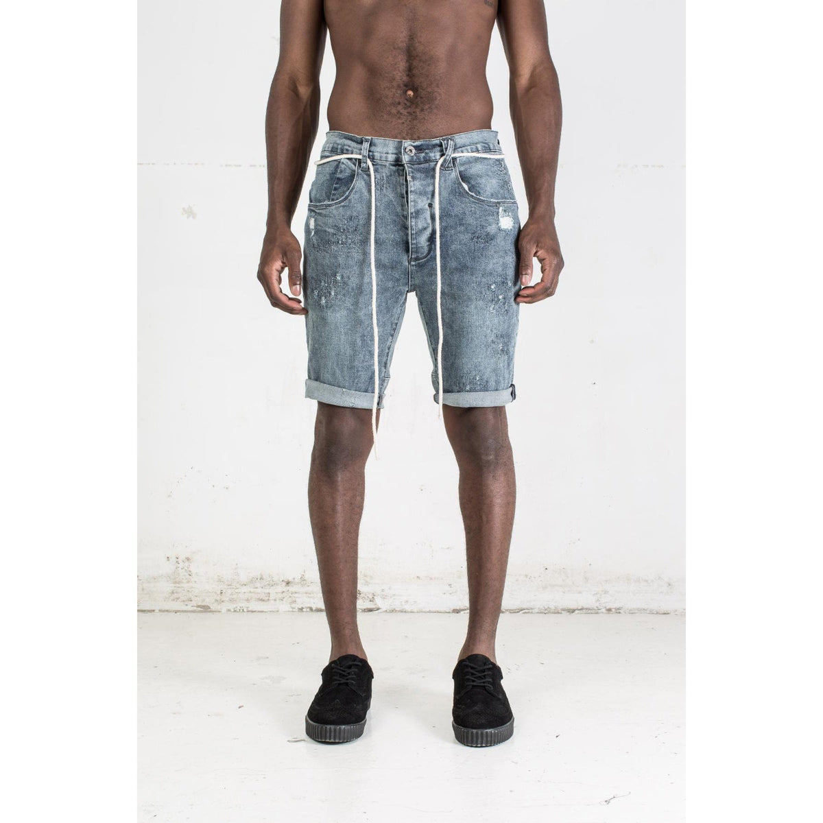 SHORTS - Kollar Cuffed Shorts Vintage Blue Men CSVNTBLU Main image