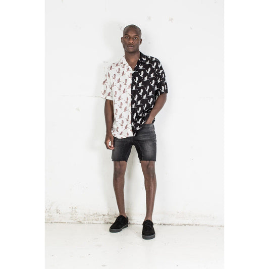 SHORTS - Kollar Raw Shorts Faded Black Men RSFDBLK
