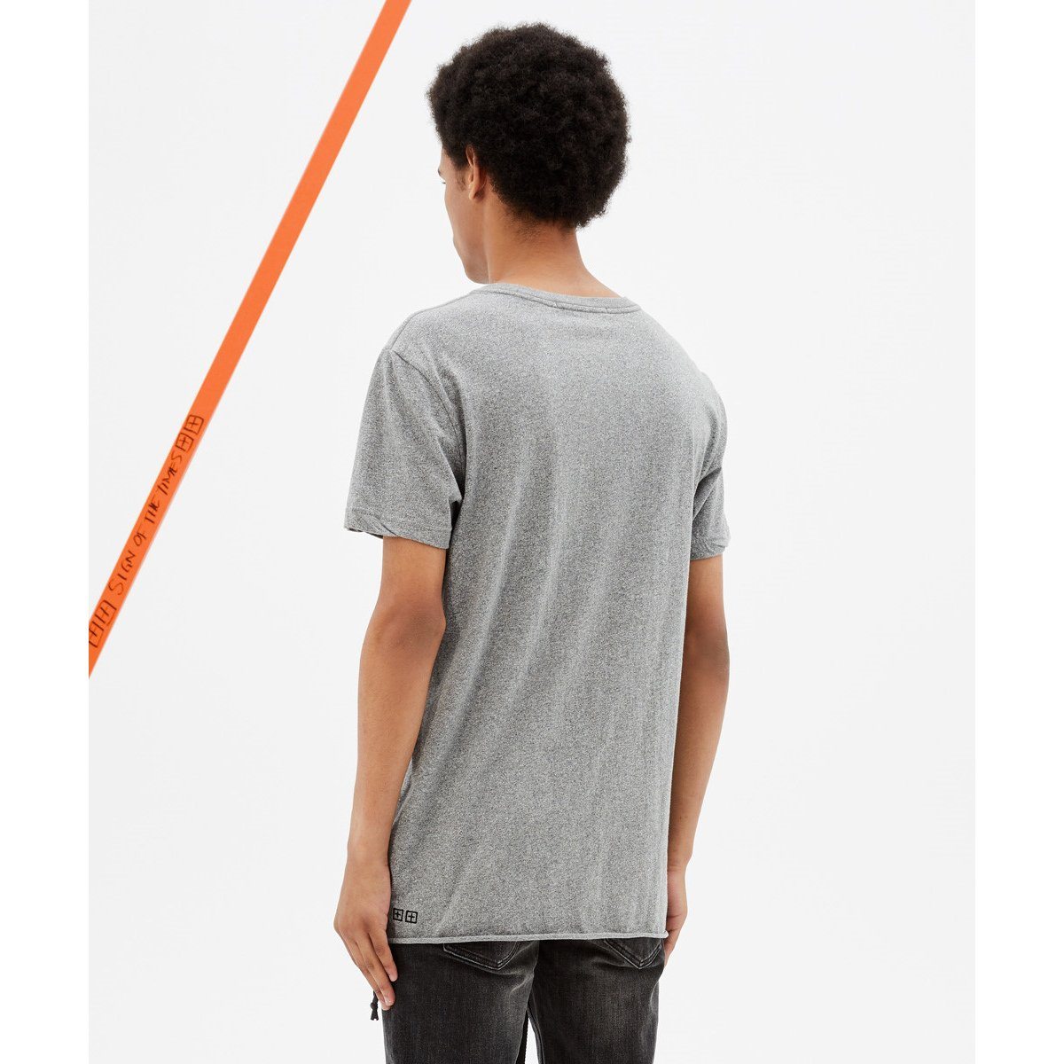 Ksubi Fancy Dollar SS Tee Grey Marl Men 42880-LGY Secondary image