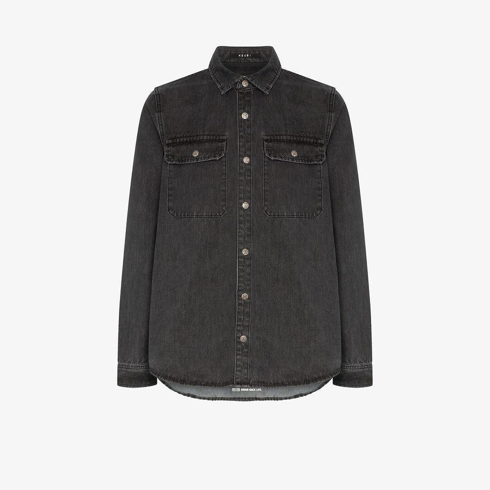 Ksubi Shockwave Shirt Protest Grey Men 43600-GRY - OUTERWEAR - Canada Main image