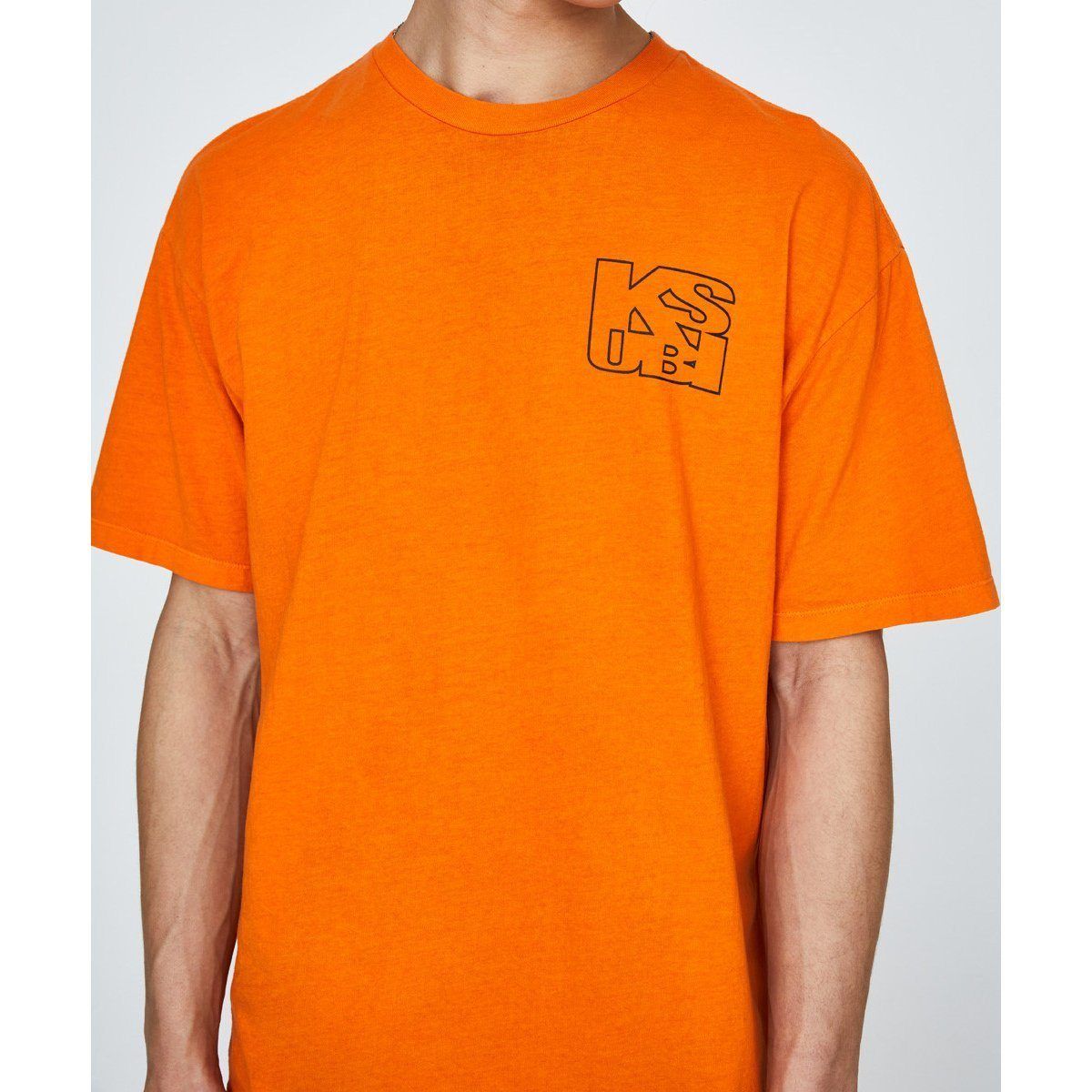 T-SHIRTS - Ksubi Square SS Tee Hazard Orange Men 42870-ORG Main image