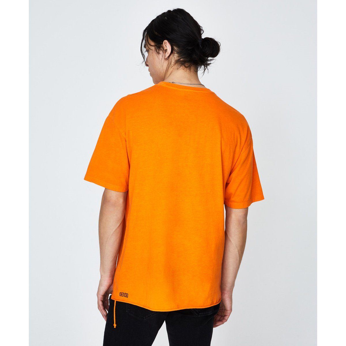 Ksubi Square SS Tee Hazard Orange Men 42870-ORG Secondary image