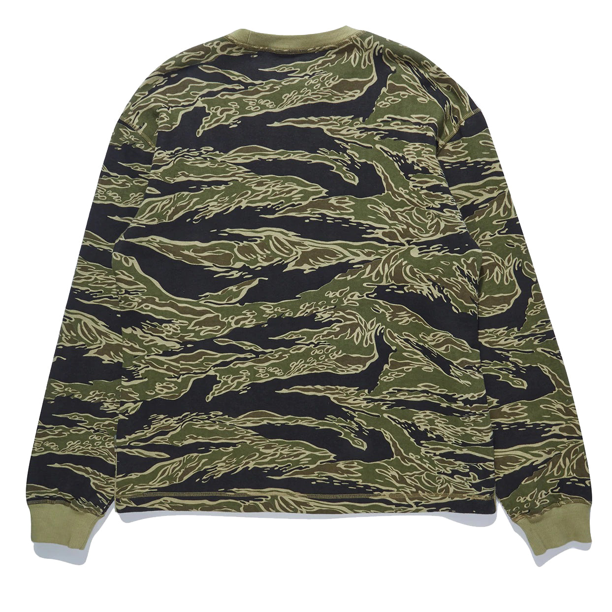 Maharishi Men Camo Harvest Crew Sweat Mint Gold Tigerstripe Secondary image