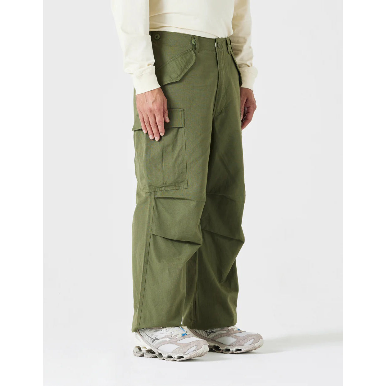 Maharishi Men M65 Loose Cargo Pants Olive ()