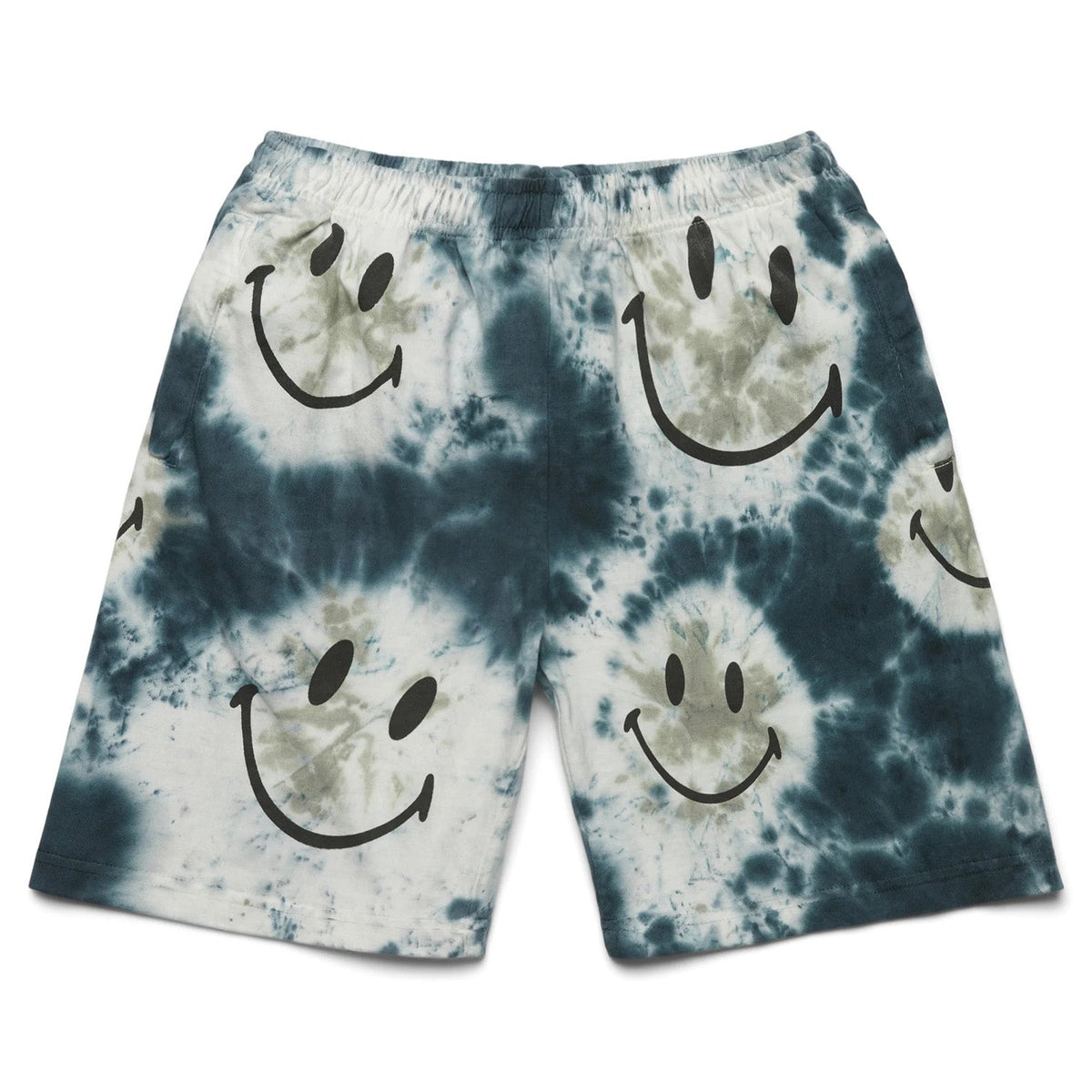 Market Men Smiley Shibori Dye Shorts Black - SHORTS - Canada Main image
