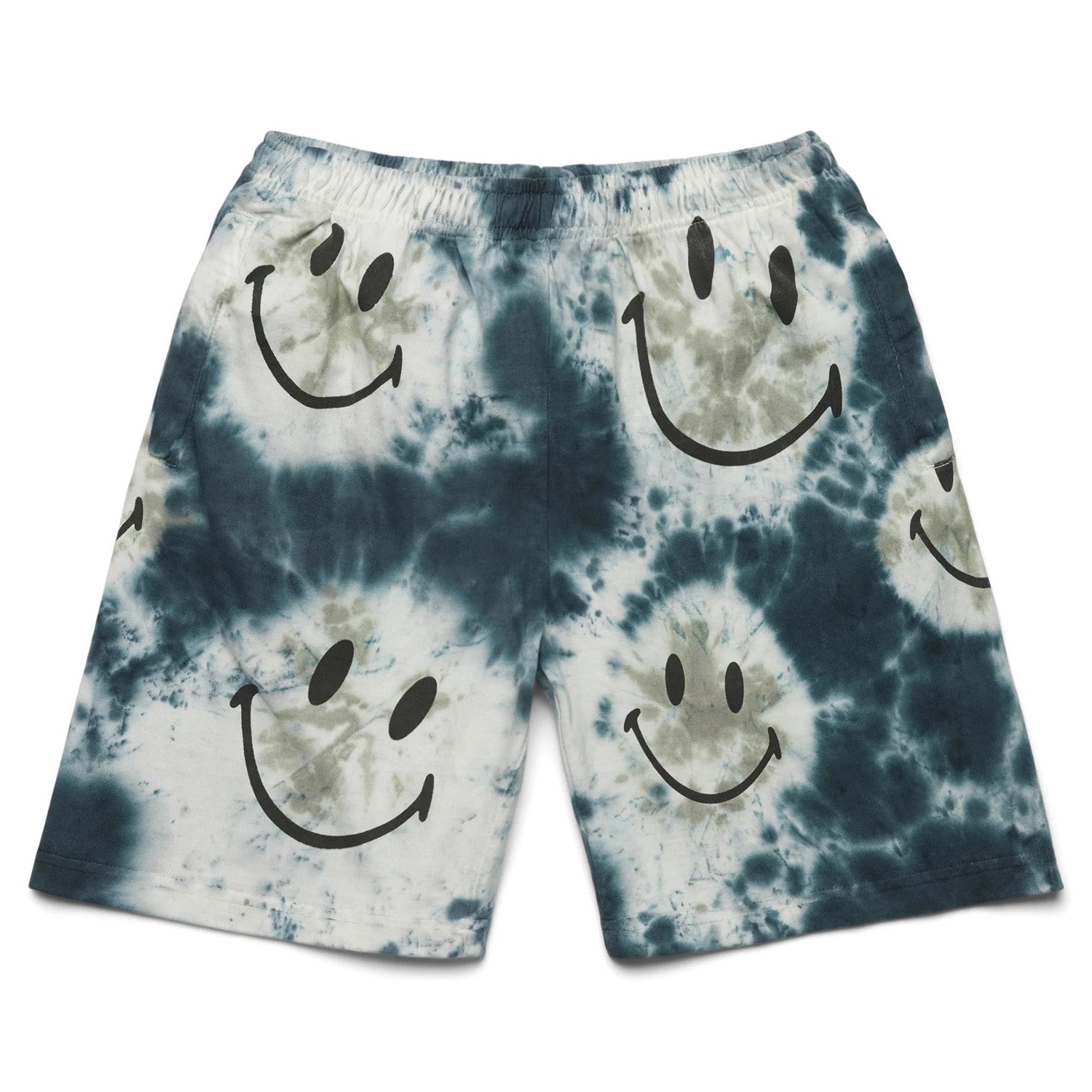 Market Men Smiley Shibori Dye Shorts Black - SHORTS - Canada