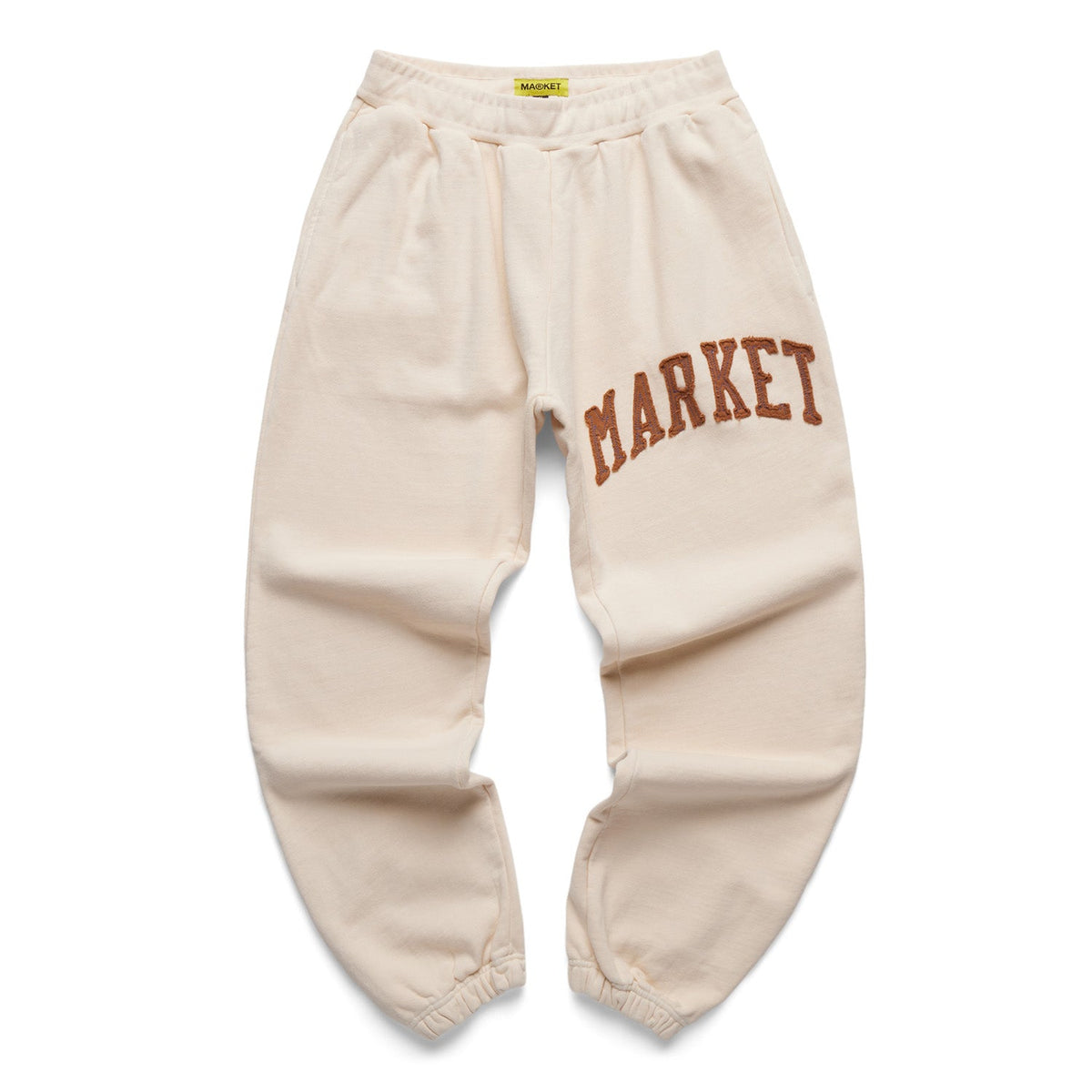Market Men Vintage Washed Sweatpants Cream - BOTTOMS - Canada