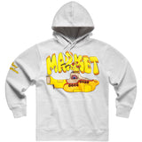 Market Men x Beatles Yellow Submarine lysebrun Hoodie Ash - SWEATERS - Canada