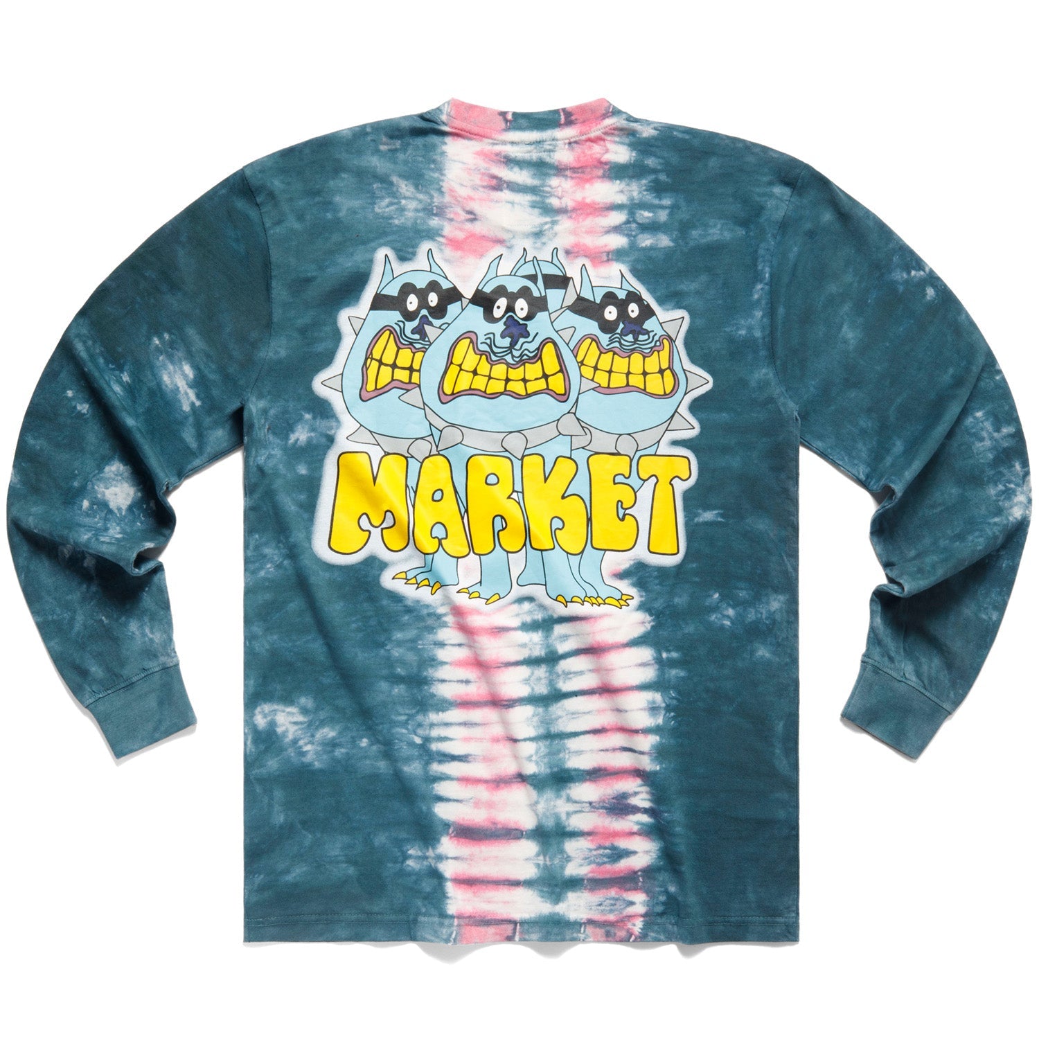 Market Men x Beatles Yellow Submarine Tie Dye Long Sleeve T-Shirt - SWEATERS - Canada