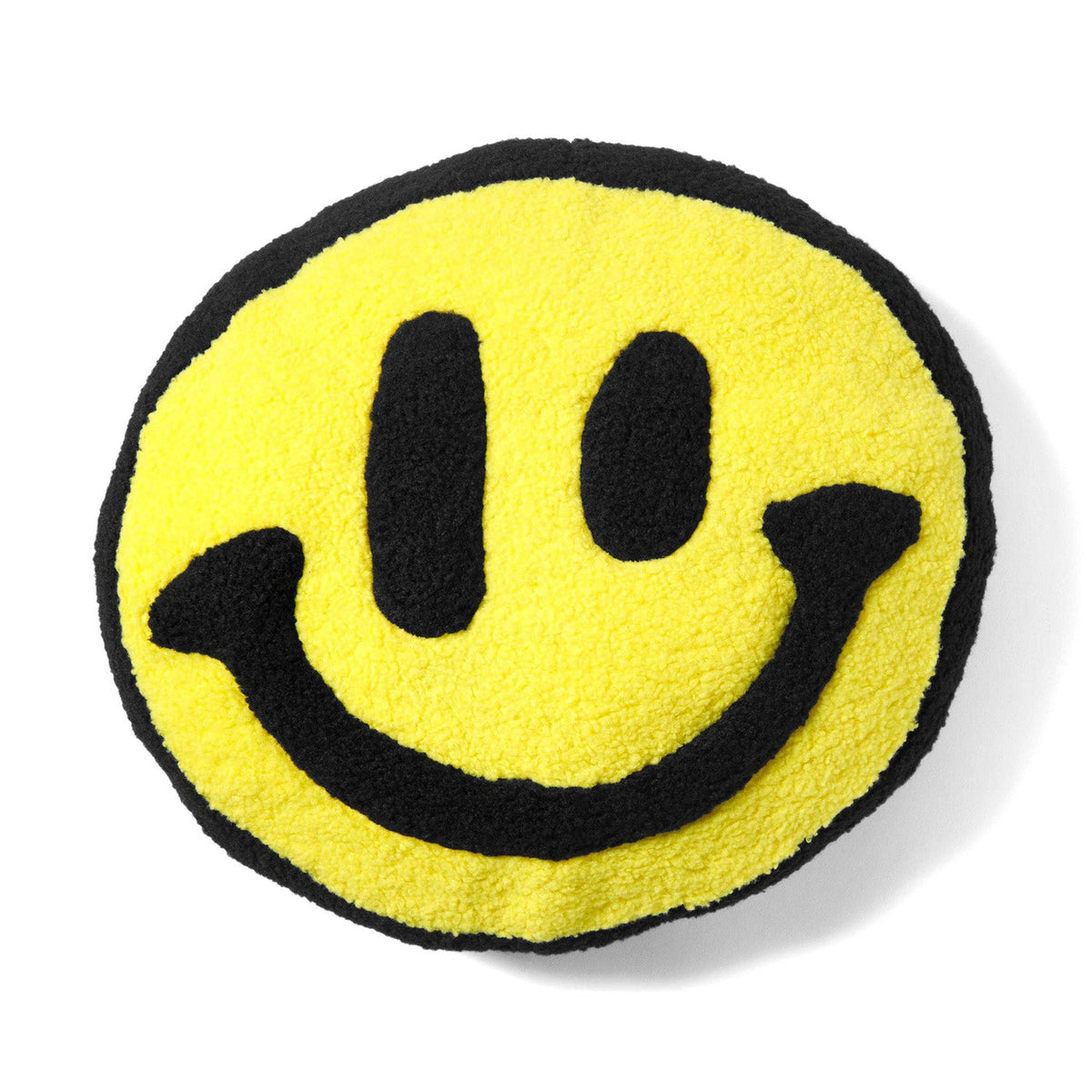 Market Smiley Collage Chenille Pillow Yellow - ACCESSORIES - Canada