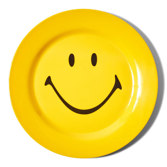 Market Smiley Plate 4 Piece Set Yellow - ACCESSORIES - Canada